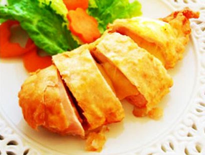 蓝带鸡排  特点：香脆味美